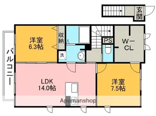 FELICE【2階】の間取り