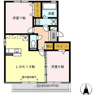 グラン・シャリオ【2階】の間取り