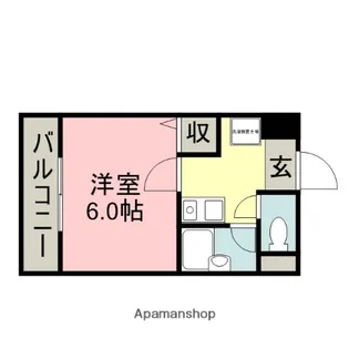 セシリア【3階】の間取り