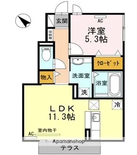 エルモ【1階】の間取り
