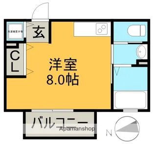 Ferio不二ガ丘【3階】の間取り