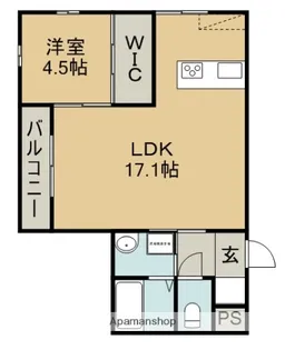 ベルフォーレ雅【3階】の間取り