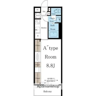 AIRA高蔵寺【3階】の間取り