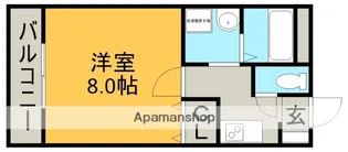 アンプルール ブワ REVE Ⅰ【1階】の間取り