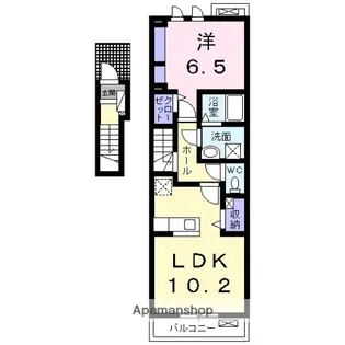ピアット 鳥居松【2階】の間取り