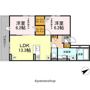 ひなた【2階】の間取り