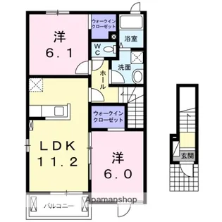 ベル・フィオーレ【2階】の間取り