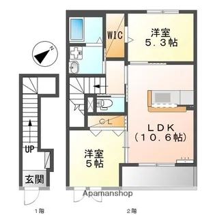 パイン クレスト(PINE CREST )【2階】の間取り