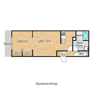 ジーメゾン上条町リアリス【1階】の間取り