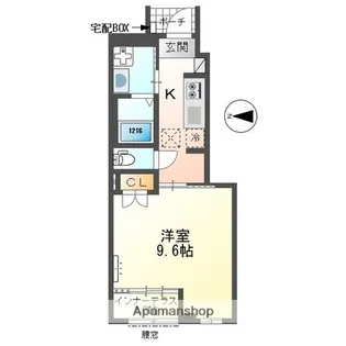 愛知県春日井市下津町【アパート】の間取り