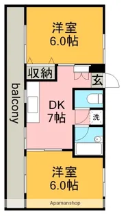 レジデンス日広【3階】の間取り