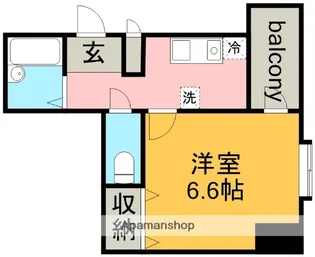 ソフィア【6階】の間取り
