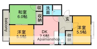 ファミーユK【2階】の間取り