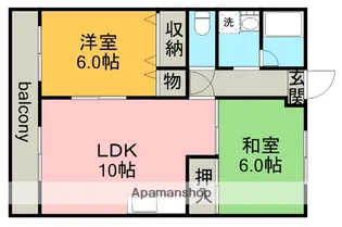 ルベルアジュ【2階】の間取り
