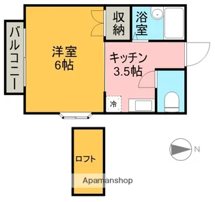 ウェルメイドⅡ【1階】の間取り