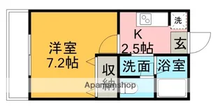 サニーヒル南平【1階】の間取り