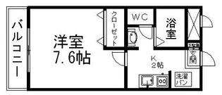 フレンドリーハイツ【2階】の間取り