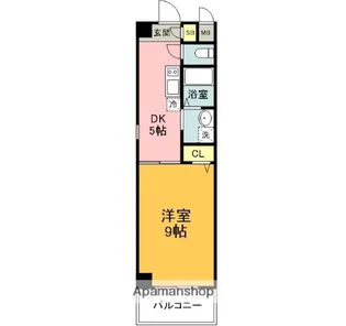 オレンジハウス【405号室】の間取り