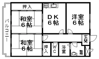 グリーンヒルズ130【3階】の間取り
