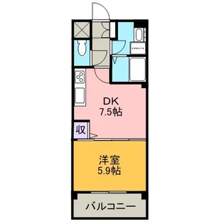 アスペン【1階】の間取り