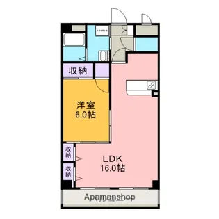 メルヴェイユ【2A号室】の間取り
