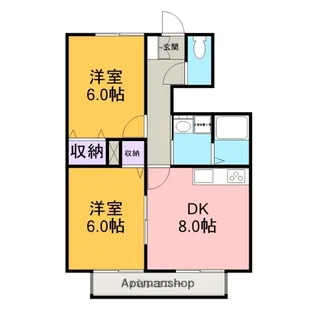 ソレジオ伊賀 A【1階】の間取り