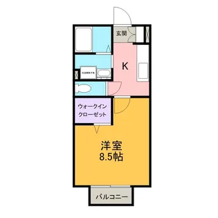 アミエーラ【1階】の間取り