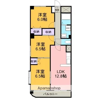 G・ハウスLAVIE【301号室】の間取り