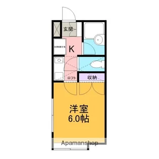 メゾンエスポア【207号室】の間取り