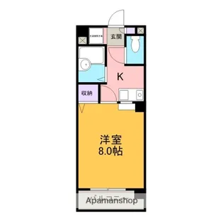 グランデュール46【3階】の間取り