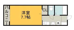 伝兵衛【106号室】の間取り