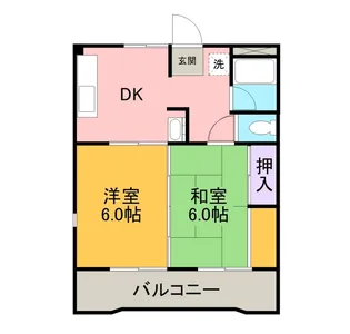 メゾンK【201号室】の間取り