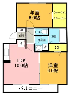 ウイン【2階】の間取り