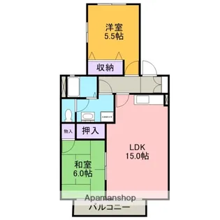 アネックス緑丘7【202号室】の間取り