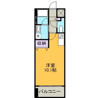 ウィング駅前B.L.D【505号室】の間取り