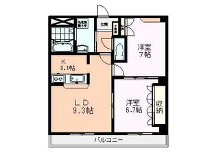 フォレスト カワハラ【3階】の間取り