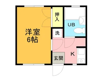 プチローズ【101号室】の間取り