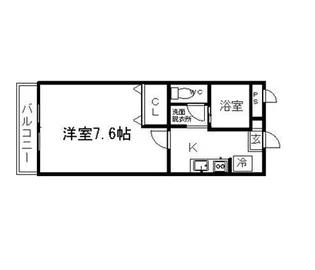 フレンドリーハイツ【1階】の間取り