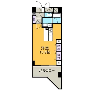 ハートヒルズ井田【6B号室】の間取り