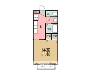 コンフォール北野【2階】の間取り