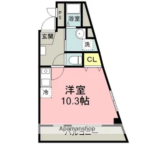 サウザンドベル光ヶ丘【206号室】の間取り