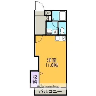 LOTUS AOI【107号室】の間取り