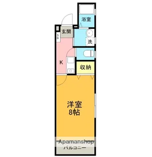 シャトー 葵【3-A号室】の間取り