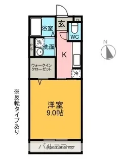 プチハウスWING【2階】の間取り
