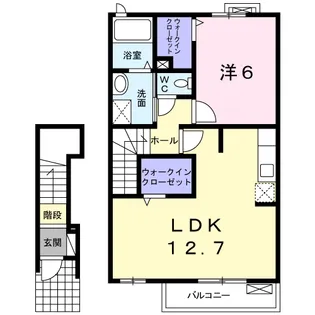 アルモニー奏【2階】の間取り