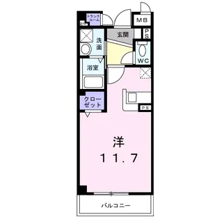 デュークA【2階】の間取り