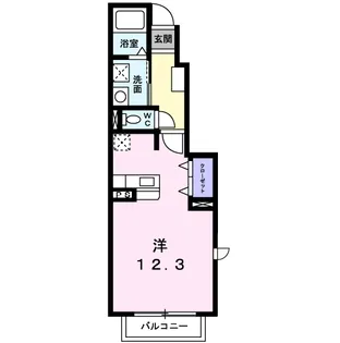 ミニヨン K【1階】の間取り