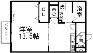 ベイカーストリート【1階】の間取り