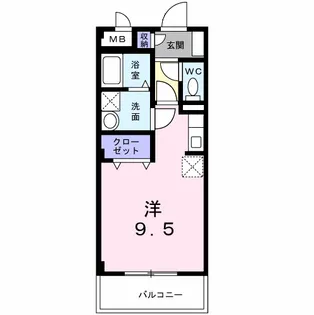 アビタシオン(洞町)【3階】の間取り