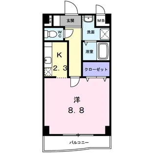 アルバ・美合【3階】の間取り